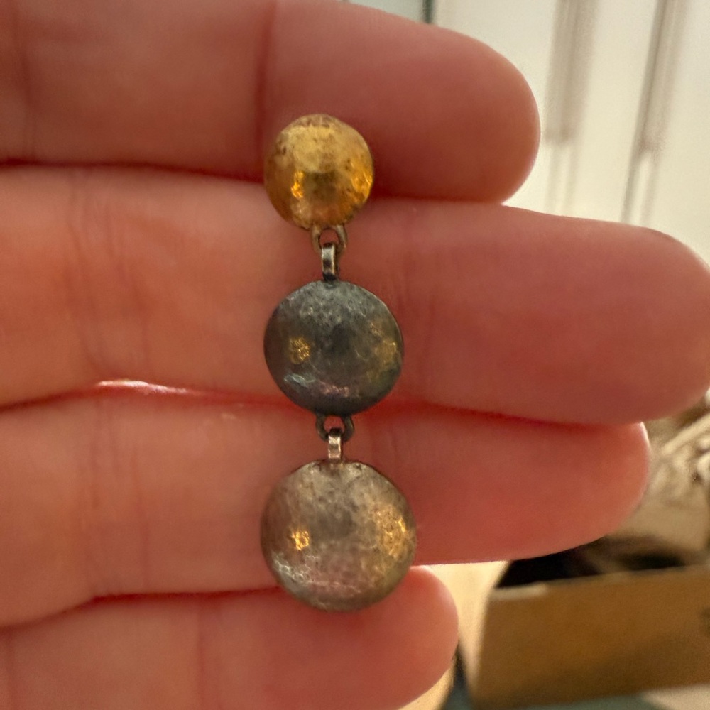 Gurhan lentil style drop earrings - Picture 3 of 5